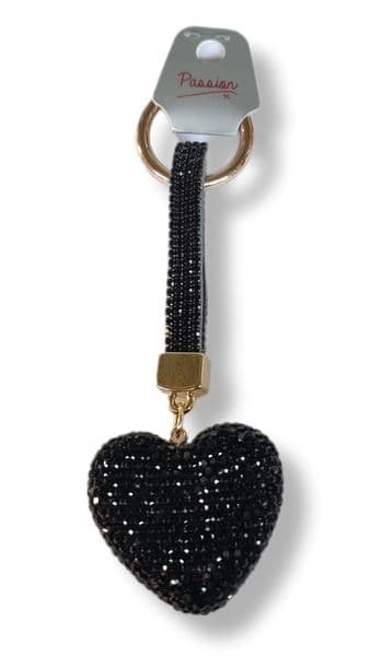 AA5478 LARGE HEART BLACK 2PK