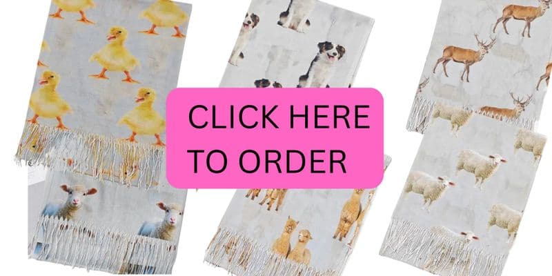 CLICK HERE TO BUY THE ANIMAL SCARVES