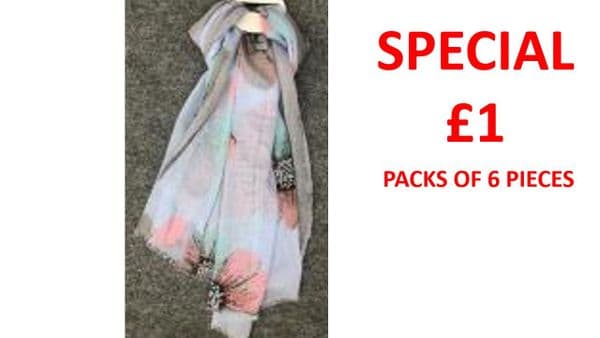 FS10395033 BLUE £1 EACH PACKS OF 6