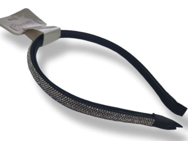 HB3004 THIN GLITTER HEADBAND 12PK