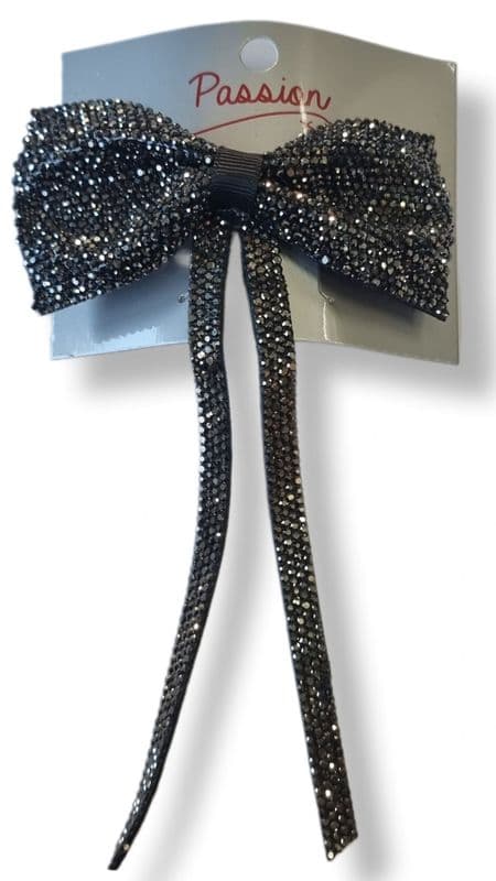 HB3014 BOW HAIR CLIP 12 PK £2.25 EACH