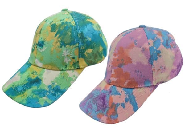 HH2417 TIE DYE CAP 2 ASST