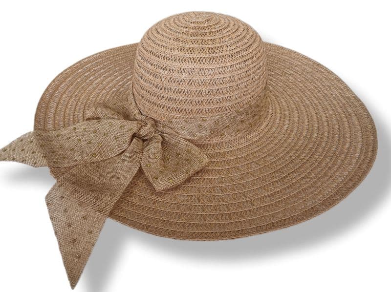 HH3045 SUN HAT  DK BEIGE
