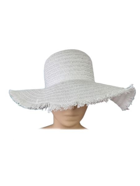 HH3049 SUN HAT WHITE - SINGLES