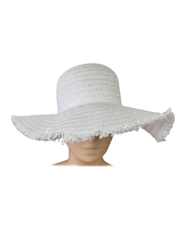 HH3049 SUN HAT WHITE - SINGLES