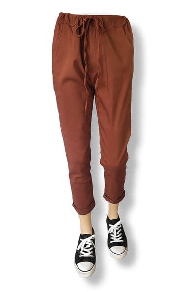 JE03122103 Brown/Dark Rust Magic Trousers