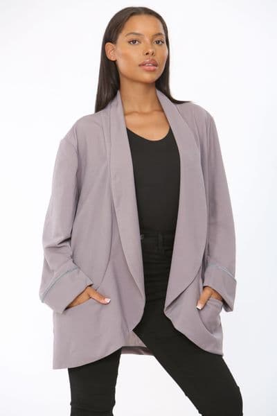 JK29062201 BASIC JACKET GREY