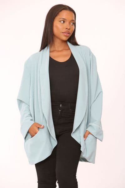 JK29062201 BASIC JACKET LIGHT BLUE