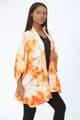 KA04022201 COTTON KIMONO ORANGE TIE-DYE  @ £5