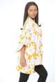 KA04022201 COTTON KIMONO YELLOW + ORANGE FLORAL