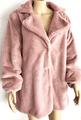 PON9564 FUR COAT PINK M/L