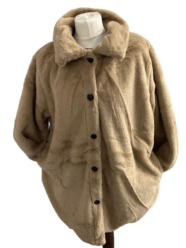 PON9823 SHACKET BROWN M-L