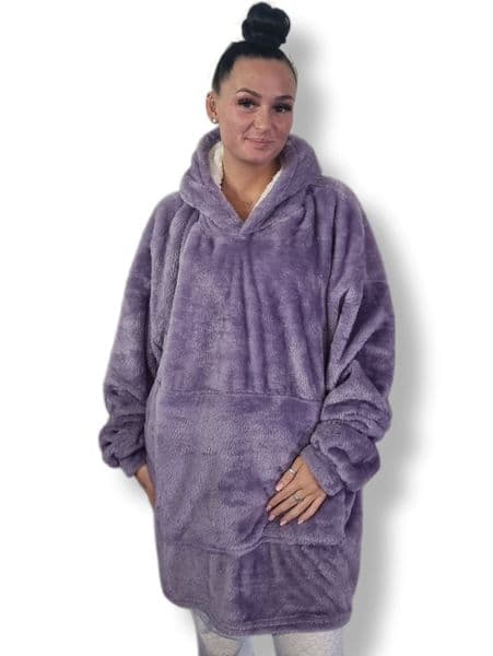 PON9883 BLANKET HOODIE LILAC