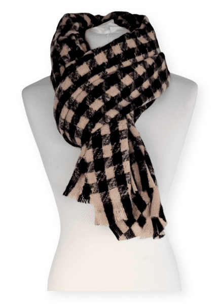 RC22138/Checked Single Scarf £4.95