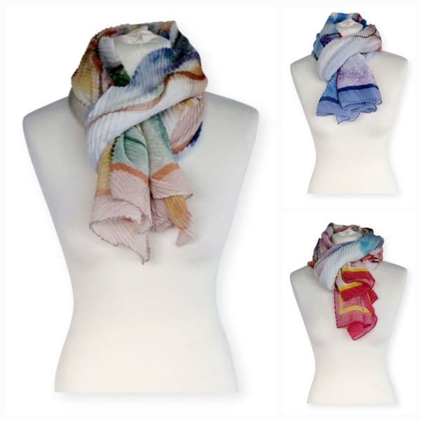 RC22149/Winter Floral Crinkle 3 Asst