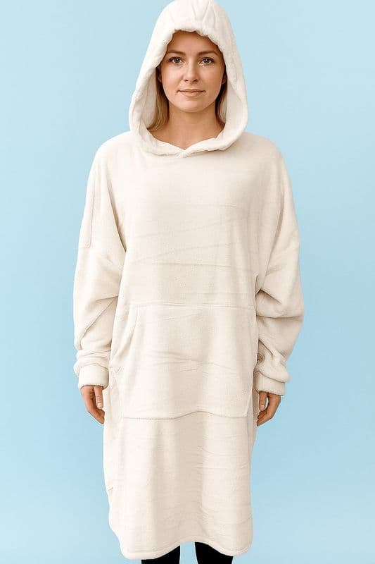 SA09052201 LIGHT WEIGHT HOODIE WHITE