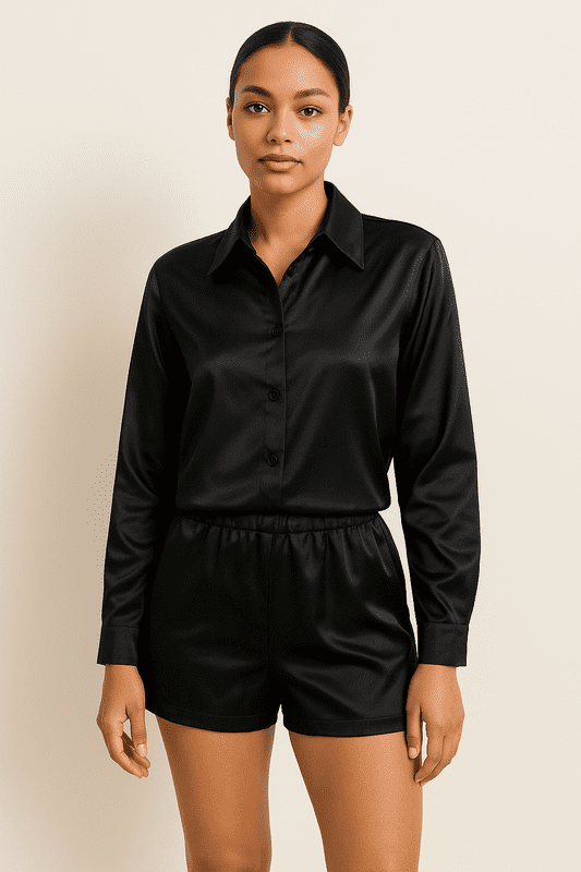 SS0009 Black Nightwear Set NOW £5