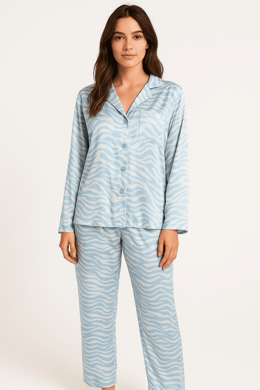 SS0019 Blue Nightwear Set NOW £5