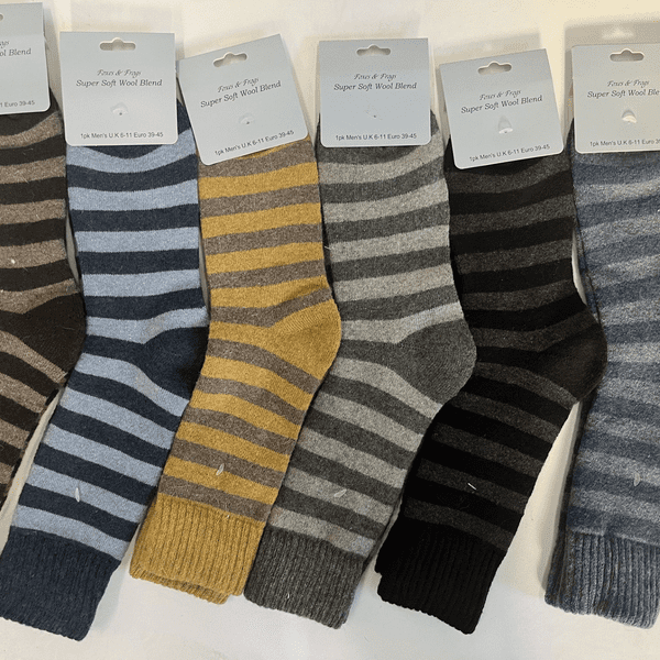 WS004 RUGBY STRIPE 6 COLOURS 12 IN PACK @ £1.95