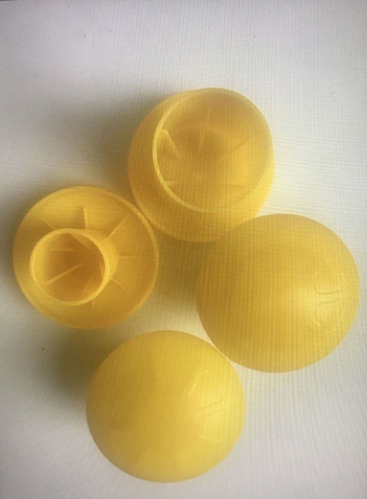 Rebar safety caps end identification