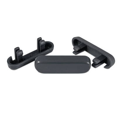 10 X Anthracite Grey Window Drainage Hole Caps