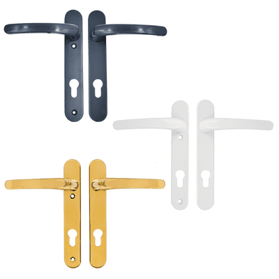 92 PZ Door Handles  For UPVC Multipoint Locks 122mm Screw Centres