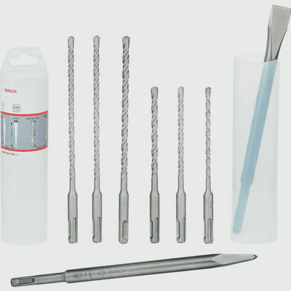 Bosch Chisel & SDS Set - 8 Piece