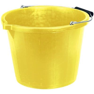 Builders Yellow Bucket 14.8L