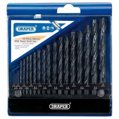 Draper 19 Piece Metric Drill Bits