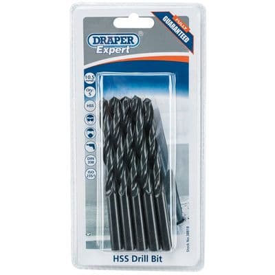 Draper Expert HSS Drill Bits Pack Of 10