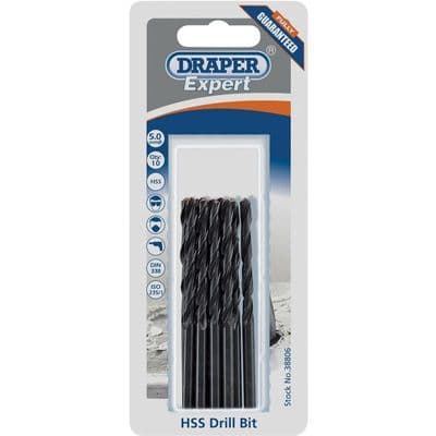 Draper HSS Drill Bits Pack Of 10