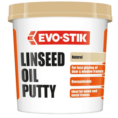 Evo-Stik Multi-Purpose Linseed Oil Putty - 1kg Natural