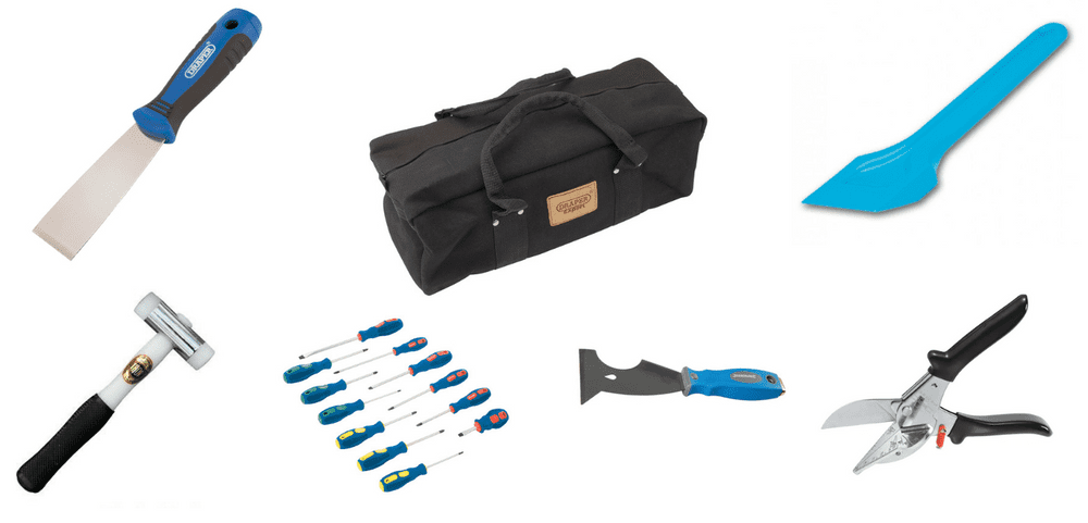 Glazing Tools Window Fitters 18 Piece Tool Kit