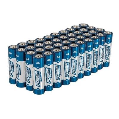 LR6 AA Battery's 40 Pack Power Master Premium Quality