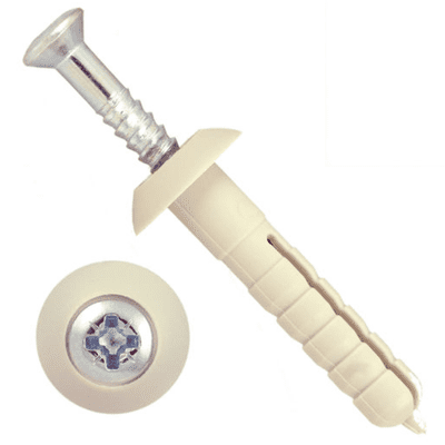 Nylon Hammer Fixings Mushroom Head