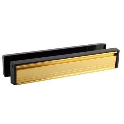 Slimline Gold Door Letterbox