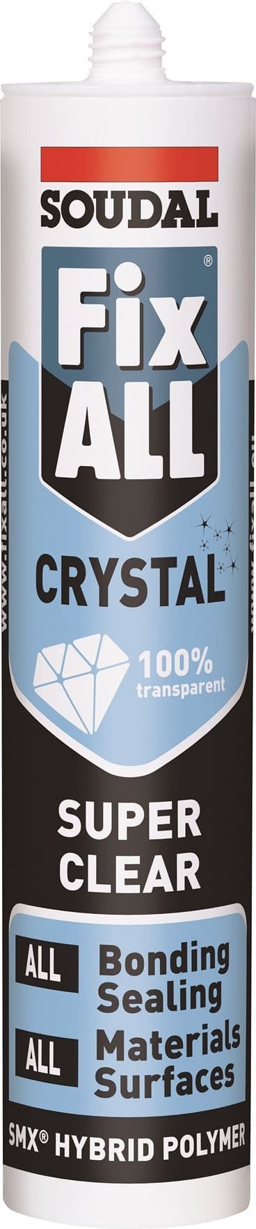 Soudal Fix All Crystal Clear Adhesive / Silicone
