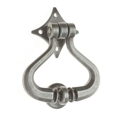 Spire Forged Black Door Knocker