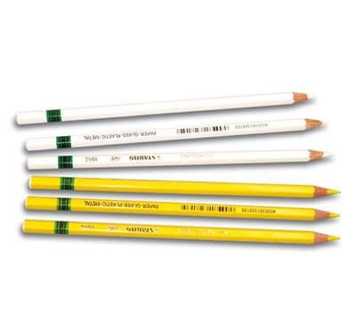 Stabilo Glass Marking Pencils Various Colours