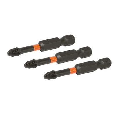 Triton PH2 50mm Screwdriver Bit 3PK