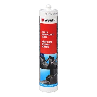 Wurth Intumescent Fire Rated & Acoustic Acrylic  Sealant