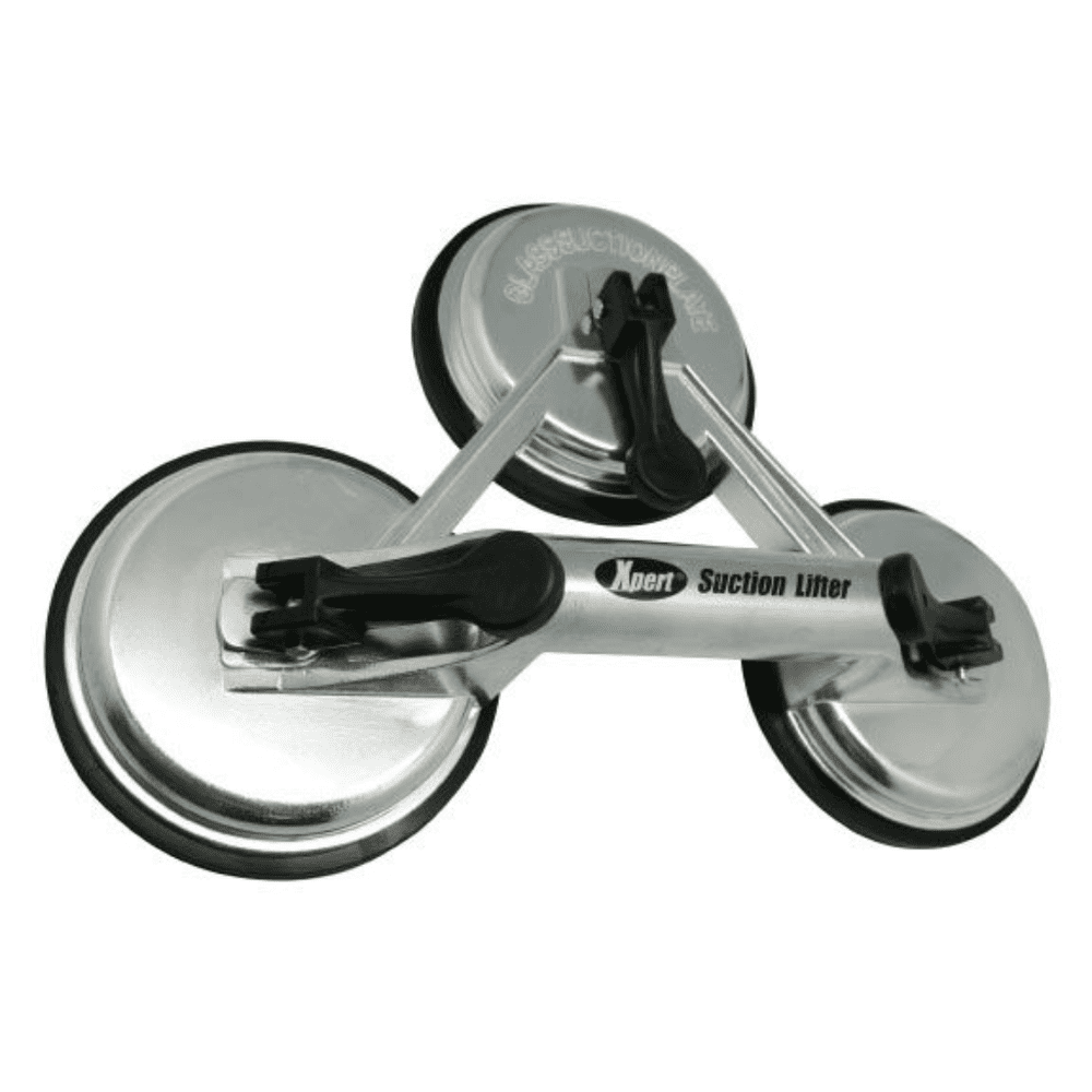Xpert 3 Pad Aluminium Glass Suckers Suction Lifters