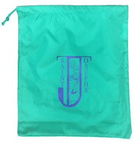 P.E Bag with School Logo (Emerald)