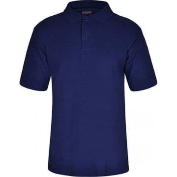 Polo Shirt in Navy with School Logo