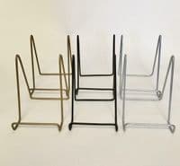 2 x BLACK, SILVER OR GOLD EASELS DISPLAY CANVAS PICTURE ARTWORK BOOK STAND AA-30