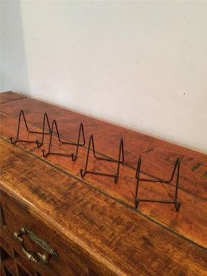 4 x Small Black Iron Wire Easels Display Canvas Picture Art Work Photo Stand AA-04