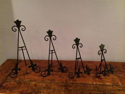 Black Iron Easel Display Picture Canvas Artwork Menu Wedding Table Top Stand AA-23