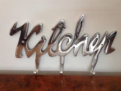 Large Kitchen,Towel Holder Rack,Hanger Hooks,Wall Mounted Aluminium Chrome Color