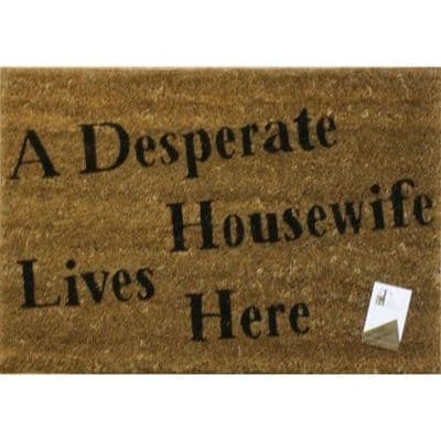 Novelty Desperate Housewife Door Floor Mat Entrance Indoor Outdoor Coir Quality