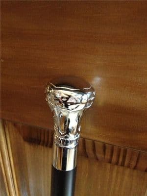 Quality Pimp Chrome Knob Walking Stick Gothic Formal Dress Cane Prom Night Dance